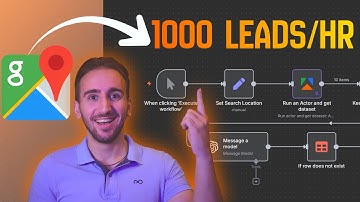 I Built a Google Maps Scraper and Found 1000 Leads Per Hour (n8n tutorial)