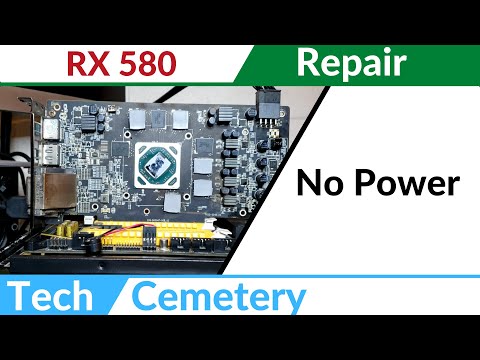 Sapphire RX 580 Pulse Repair - No power