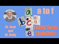Lower Case Letter Limericks - a to f with Dr. Jean - Check description for more