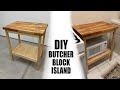 Diy butcher block island