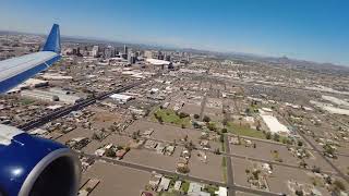 4K - Delta Connection Embraer 175 Smooth Landing in Phoenix Arizona - W/ Air Traffic Control Audio screenshot 1