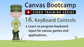 Canvas Bootcamp 16 - Keyboard Control and Movement