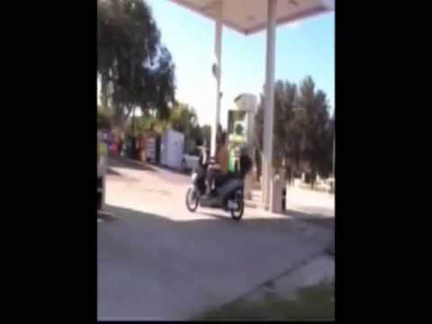Comedy motor Scooters, funny video, TRANS PORTER m...