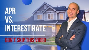 APR vs. Interest Rate | The Effects On Your House Payment | #mortgage