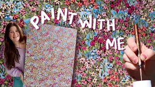 I FINISHED MY GIANT PAINTING and some others | art vlog no. 8