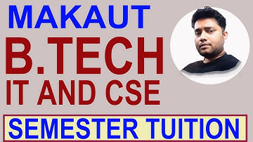 MAKAUT B TECH IT AND CSE SEMESTER TUITION | ALL SUBJECTS | PROJECT GUIDANCE | CALL @9007292436