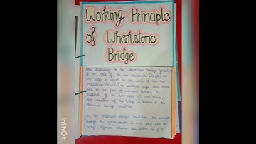 Physics investigatory project on WHEATSTONE BRIDGE class 12th CBSE