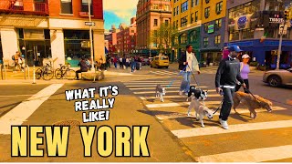 Exploring Manhattan's ULTRA-WEALTHY Fashion District - NYC Soho LITTLE ITALY Spring Vibes