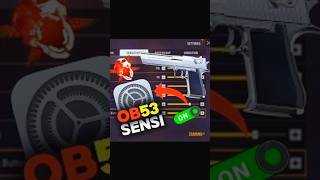 free fire headshot setting 2026 ⚡ best sensitivity settings ⚙️| sensitivity + hud settings free fire