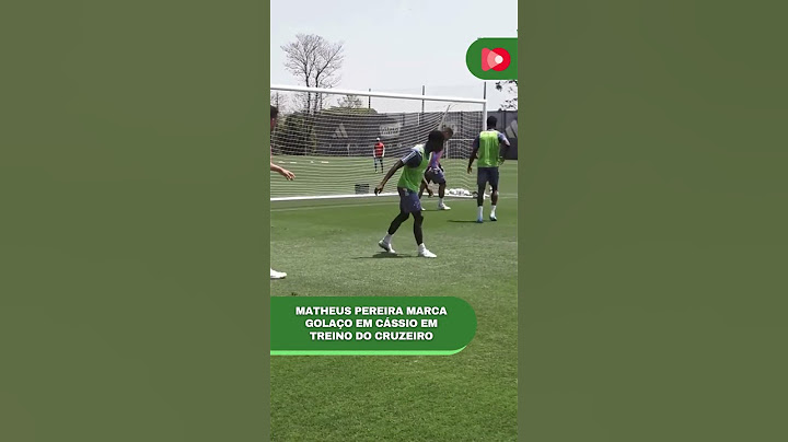 MATHEUS PEREIRA MARCA GOLAÇO EM CÁSSIO EM TREINO DO CRUZEIRO