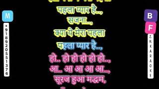 Suraj Hua Maddham karaoke Kabhi Khushi Kabhi Gham  [Sonu Nigam & Alka Yagnik] with female