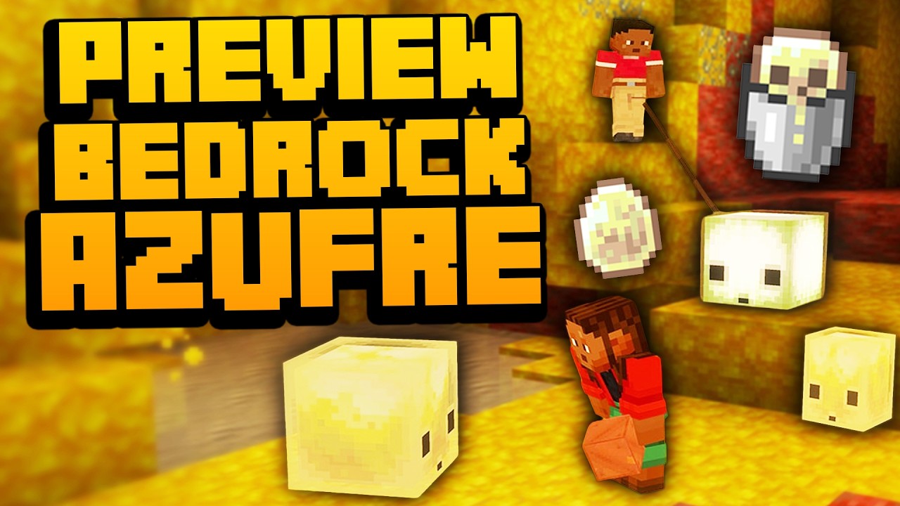 NUEVO SLIME de AZUFRE! BIOMA, BLOQUES y MÁS ! PREVIEW MINECRAFT BEDROCK 26.2