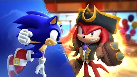 Sonic Forces Running Battle - Sonic Prime Event - Unlocking Knuckles the Dread - Gameplay