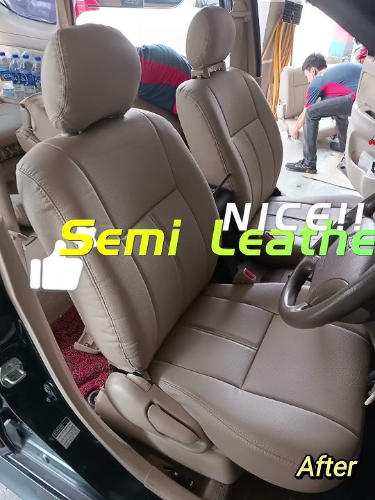 🚗Toyota Avanza 🚗Full Car Semi Leather Seat Cover #toyota #avanza #semileather #seatcover #0172913391