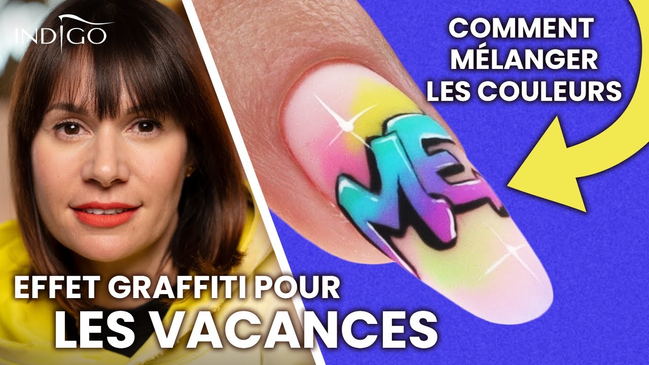 NAILART GRAFITTI NEON | Indigo Nails Français