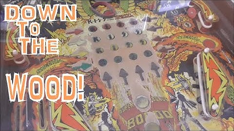 Fixing Up A Bally 1979 KISS Pinball Machine!  - See The Condition After All These Years! Repair #1