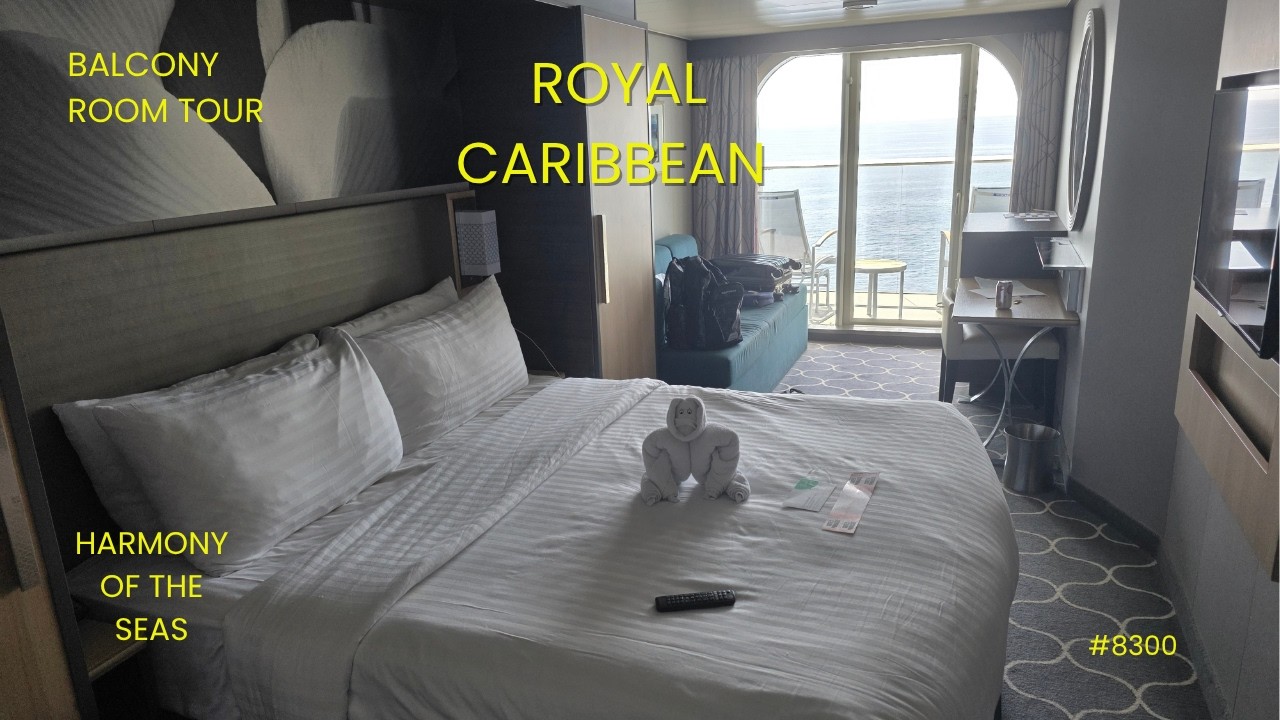 Royal Caribbean's Harmony of the Seas Standard Balcony Room Tour #8300