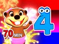 "Sing to 10" 4th of July Special | Numbers, Nursery Rhymes, Alphabet Counting by Busy & Baby Beavers