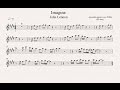 IMAGINE:  Eb Inst (saxo alto, saxo barítono...) (partitura con playback)