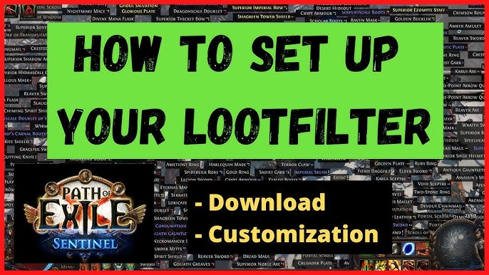 sygdom fritid excitation How to QUICKLY edit your loot filters for Path of Exile - YouTube