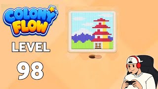 Colony Flow level 98 walkthrough gameplay 