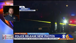 Police asking public`s help in investigation of 18-year-old found shot to death in crashed, stolen c