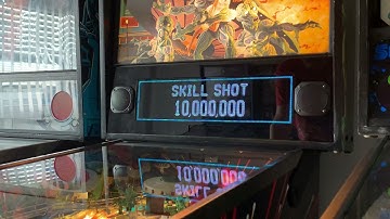 PIN2DMD HD color LED in a Bally Attack from Mars using Scale2x