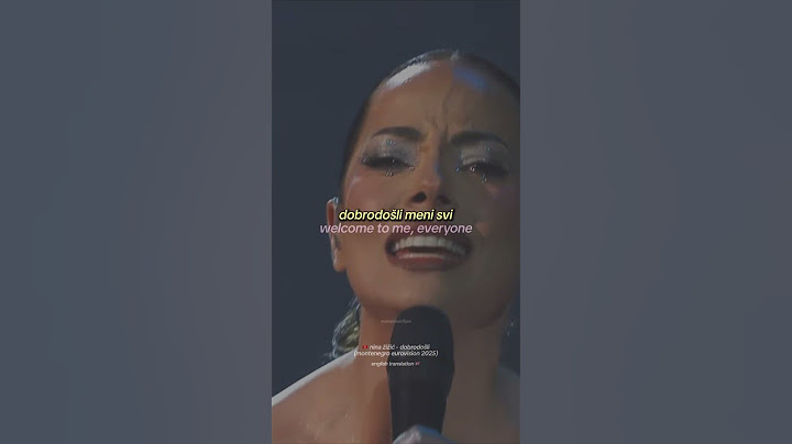 Nina Žižić - Dobrodošli (LYRICS / ENGLISH TRANSLATION) - Montenegro Eurovision 2025 🇲🇪