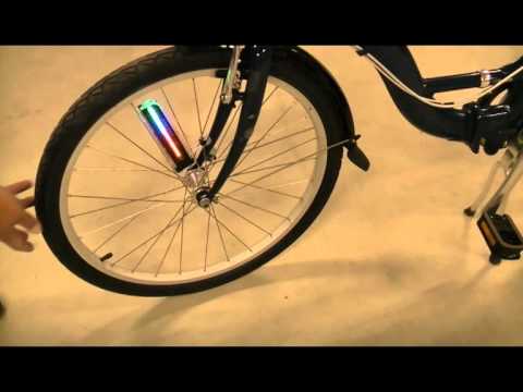 Eclairage LED programmable pour rayon de vélo