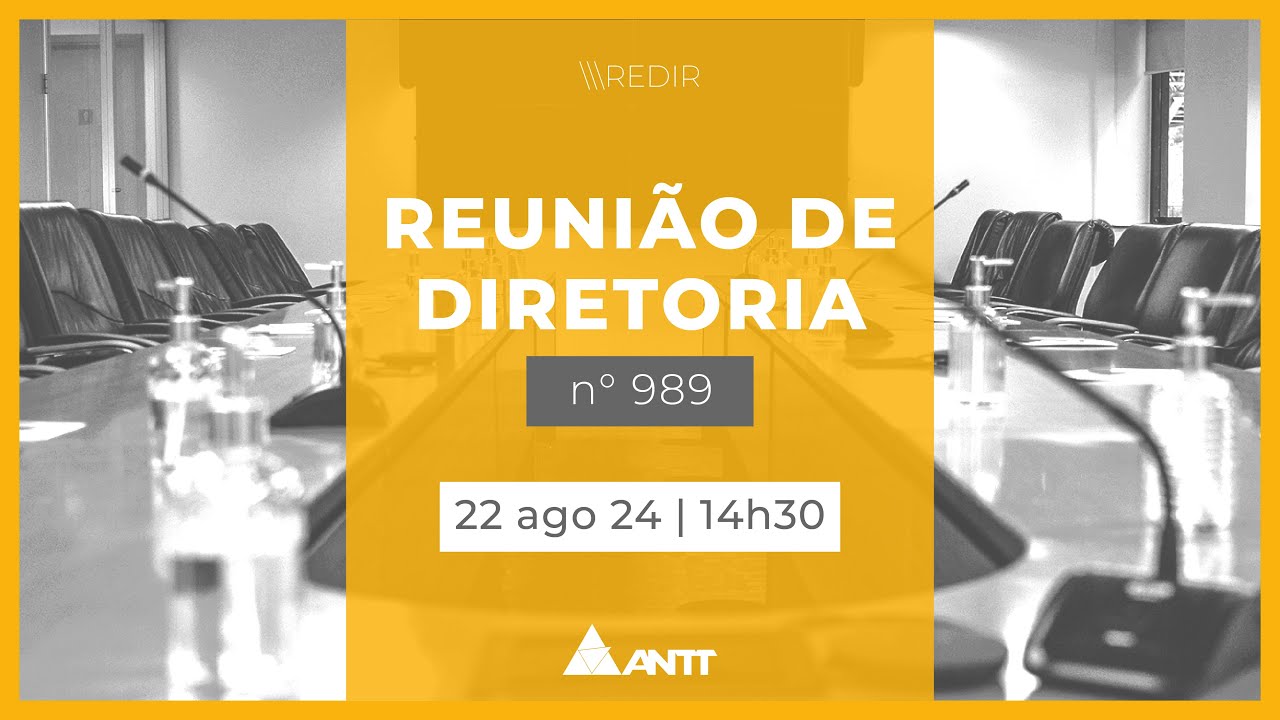989ª Reunião de Diretoria - 22/8/2024