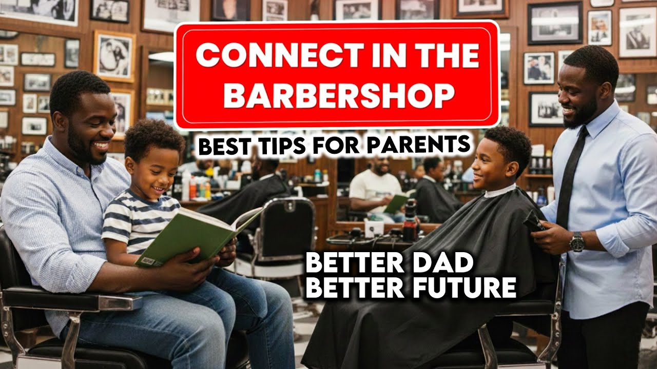 Connect In The Barbershop | Trauma Informed Fatherhood | Parenting Tips for Dads
