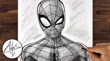 How to Draw MILES MORALES | Sketch Tutorial (step by step)