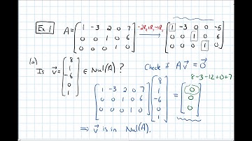 4.2 Null Space, Column Space, Kernel, and Range--Null Space (Video 2)