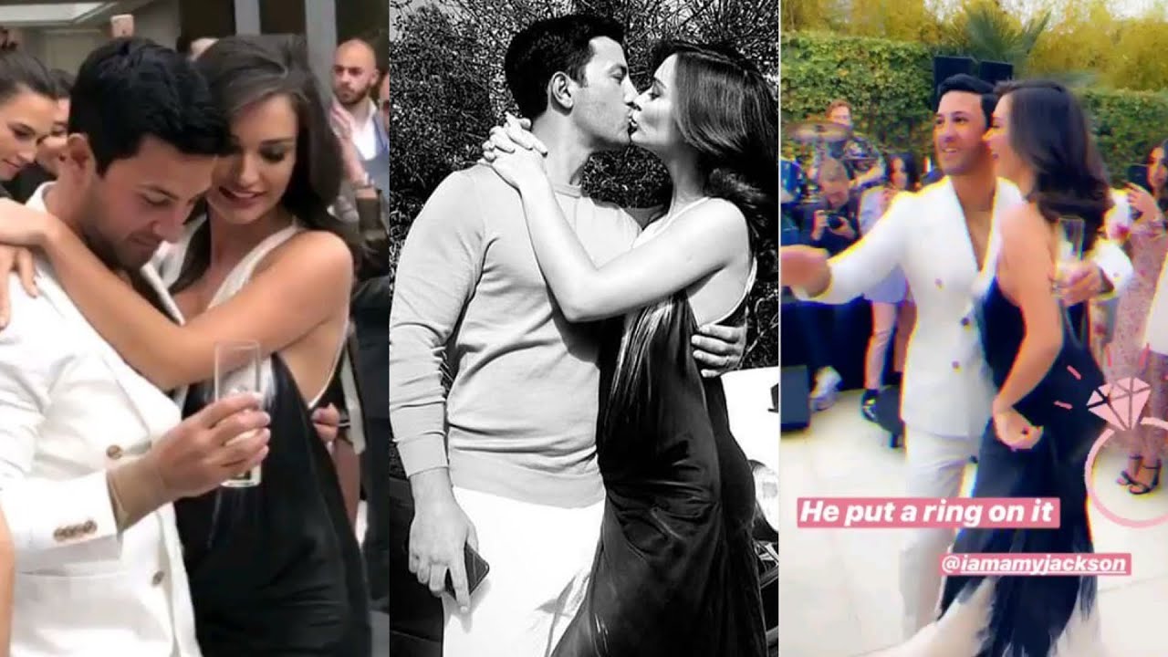 Pregnant Amy Jackson and beau George host ENGAGEMENT BASH in London | INSIDE VIDEOS