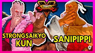 SFV 🥊Strongsaikyo Kun (ORO) VS Sanipippi (ORO) 🥊 スト5  🥊 SF5 🥊 Street Fighter 5