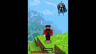 minecraft but Batman is controlling me  #minecraft #shorts #funny