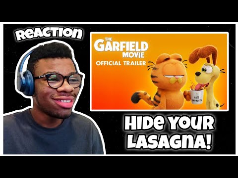Reacting To The Garfield Movie Official Trailer In A New Way | Reaction Video | Noah Reacts