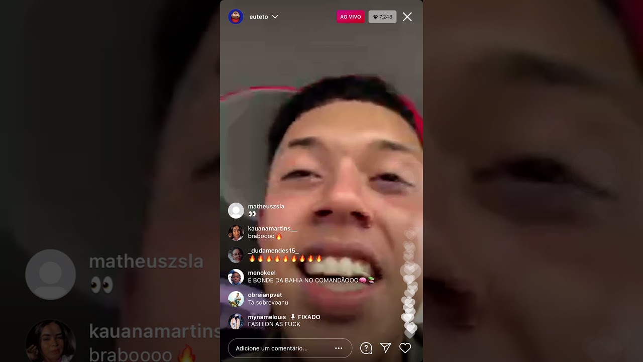 TeTo live após lançamento do seu Ep. 😨