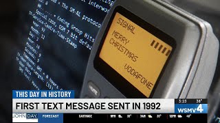 This Day in History: First text message sent in 1992 Content