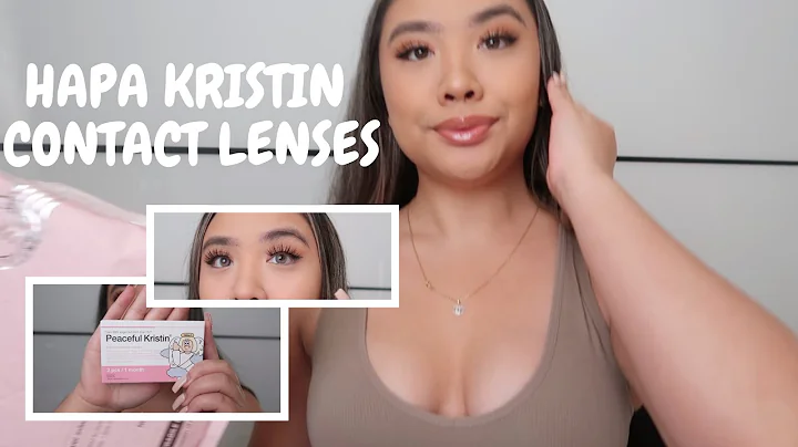 COLORED CONTACT LENSES FOR BEGINNERS | HAPA KRISTI...