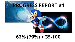 [Progress Report #1] Sonic Wave Infinity 66% (79%) + 35-100!!! [Top 97] | Geometry Dash
