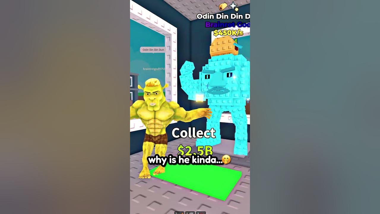 He's Singing FULL Brainrot Song in Steal A Brainrot 😭 #stealabrainrot #roblox #usa
