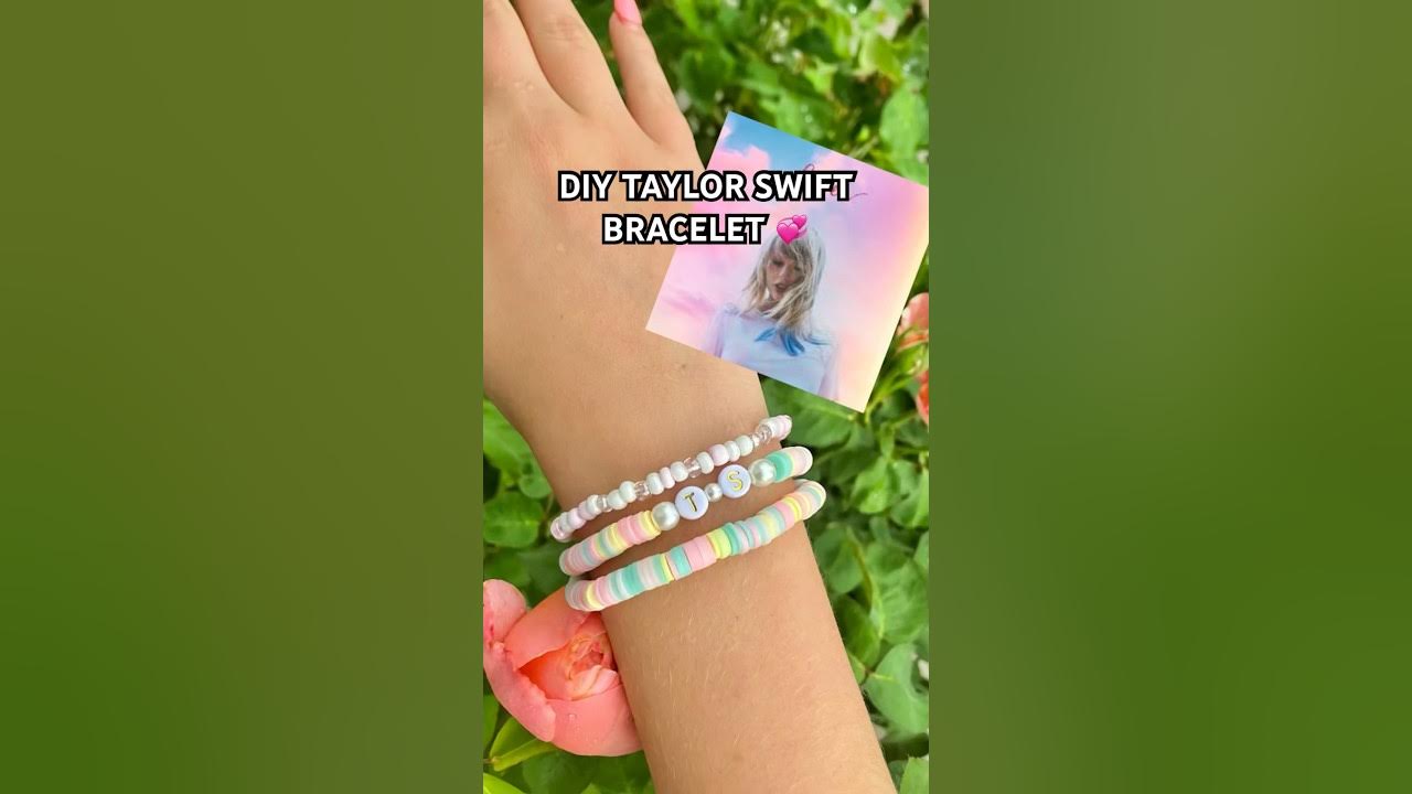 Making a Taylor Swift Eras Tour Bracelet 💞 - Lover 