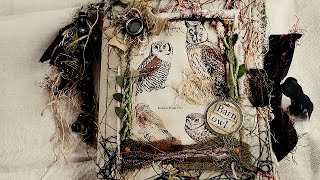 SOLD Barn Owl Junk Journal by RoseByNameCo