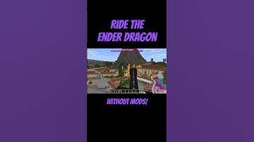 Ride the Dragon in MCPE #minecraft #commandblock #gaming #bedrockguide