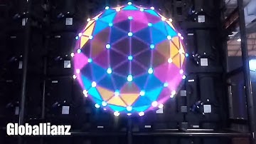 Circle led Video Wall | curve round shape module | led Video screen