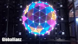 Circle led Video Wall | curve round shape module | led Video screen