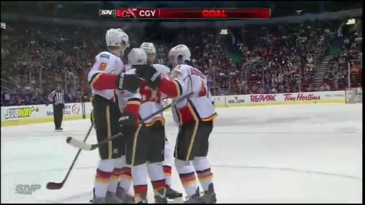 johnny gaudreau first nhl goal