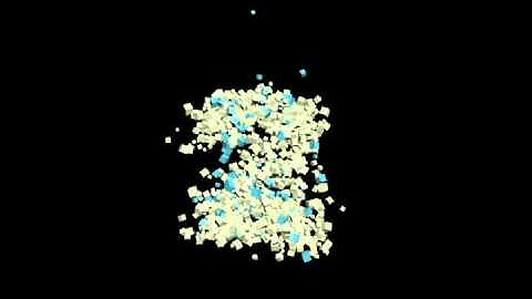 Particle flow animation 1