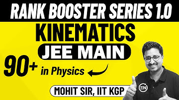 JEE 2026: Kinematics | Rank Booster Series 1.0 | Target 90+ Physics | Mohit Sir | Eduniti